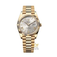 Đồng hồ Rolex Day Date 40 mặt bạc cọc La Mã 228238-0002