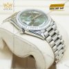 Đồng hồ Rolex Day Date 40 xanh olive vành kim cương 228349RBR-0030