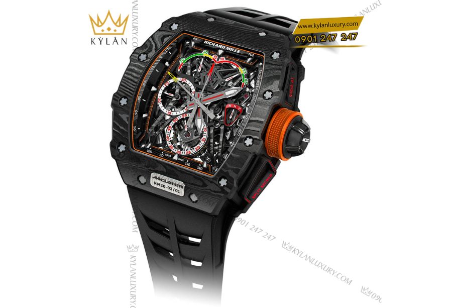 Richard Mille RM 50-03 McLaren F1 siêu nhẹ với vỏ Graph TPT