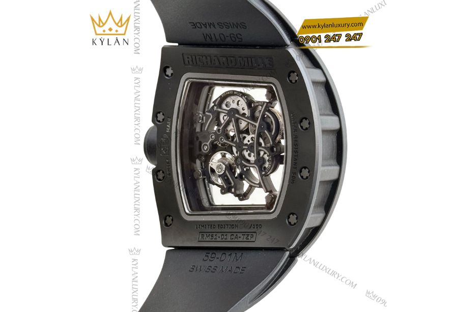 Bộ máy lộ cơ của Richard Mille RM 61-01 Yohan Blake