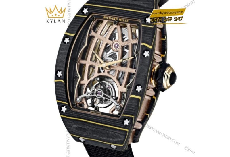 Richard Mille RM 74-02 Automatic Tourbillon mặt số skeleton