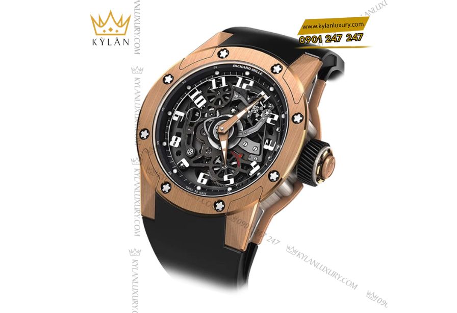 Richard Mille RM 63-01 Automatic Winding Dizzy Hands mặt số skeleton