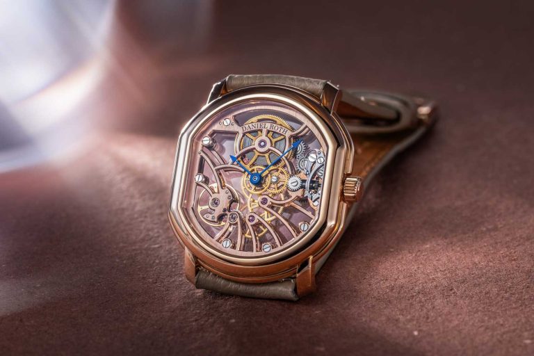 Đồng hồ Daniel Roth Extra Plat Rose Gold Skeleton 1 Kỳ Lân Luxury Daniel Roth Extra Plat Rose Gold Skeleton3 Đồng hồ Daniel Roth Extra Plat Rose Gold Skeleton