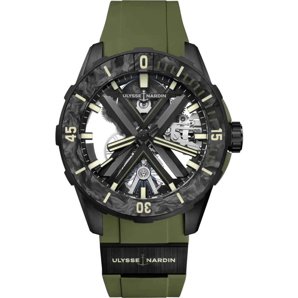 Kỳ Lân Luxury Diver X Skeleton OPS 3723 170 2C3A3 Đồng hồ Diver X Skeleton OPS 3723-170-2C/3A