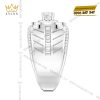 Nhẫn nam vàng trắng Au750 đính kim cương và sapphire đỏ