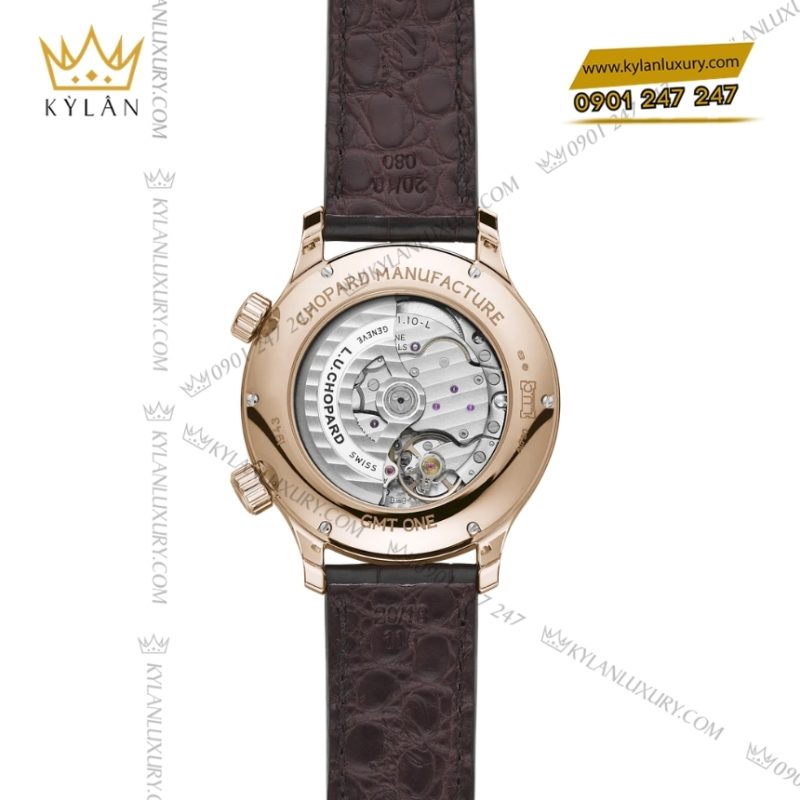 Đồng hồ Chopard L.U.C GMT One mặt số nâu 161943-5001