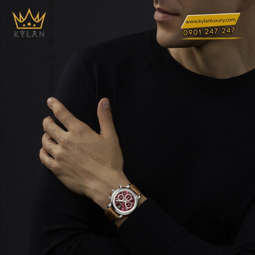 Kỳ Lân Luxury chopard mille miglia 168619 3003 rosso amarena 2 Đồng hồ Chopard Mille Miglia Classic Chronograph 168619-3003