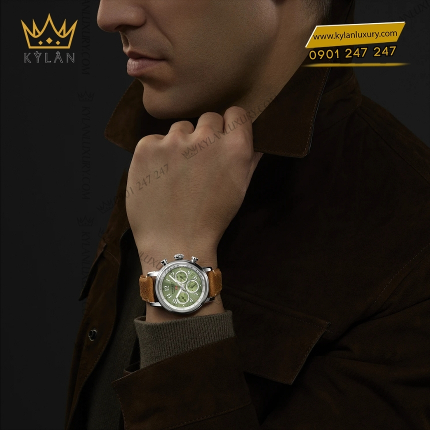Kỳ Lân Luxury chopard mille miglia 168619 3004 verde chiaro 7 Đồng hồ Chopard Mille Miglia Classic Chronograph 168619-3004