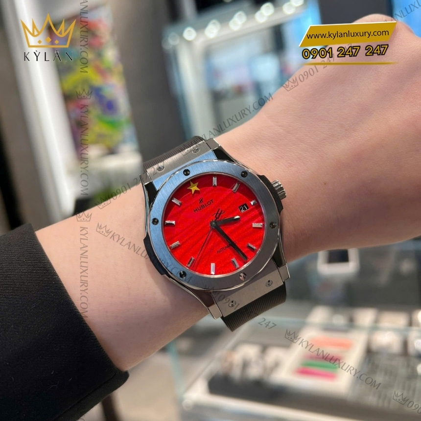 Kỳ Lân Luxury hublot classic fusion titanium vietnam limited edition 5 Đồng hồ Hublot Classic Fusion Titanium Vietnam Limited Edition 42mm