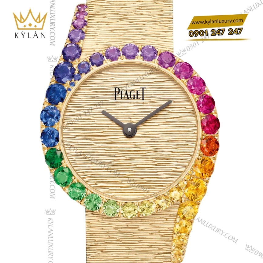 Kỳ Lân Luxury piaget limelight gala g0a47189 rainbow vang hong 4 Đồng hồ Piaget Limelight Gala Precious Rainbow G0A47189