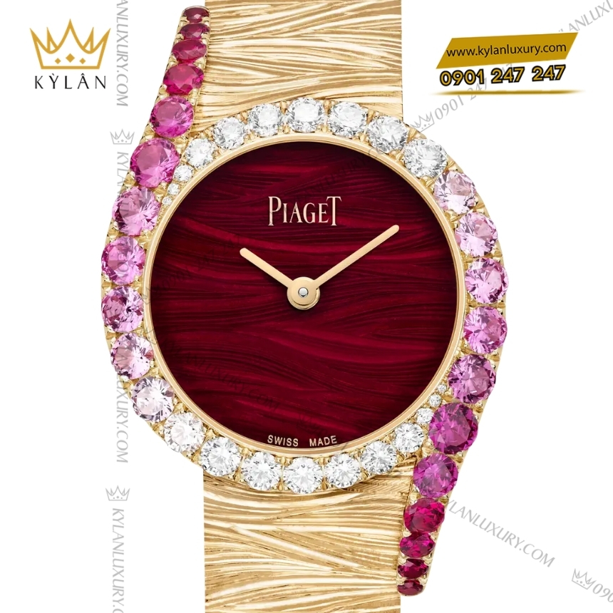 Kỳ Lân Luxury piaget limelight gala g0a50188 sapphire ruby 3 Đồng hồ Piaget Limelight Gala sapphire hồng và ruby G0A50188