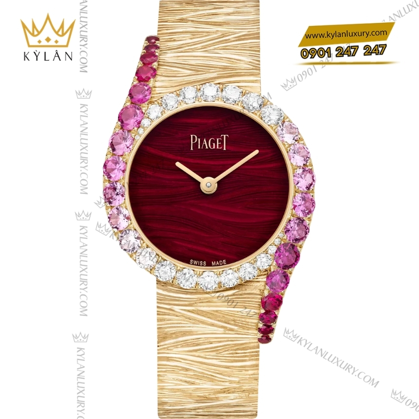 Kỳ Lân Luxury piaget limelight gala g0a50188 sapphire ruby 4 Đồng hồ Piaget Limelight Gala sapphire hồng và ruby G0A50188