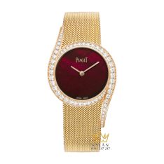 Đồng hồ Piaget Limelight Gala mặt xà cừ đỏ G0A50214