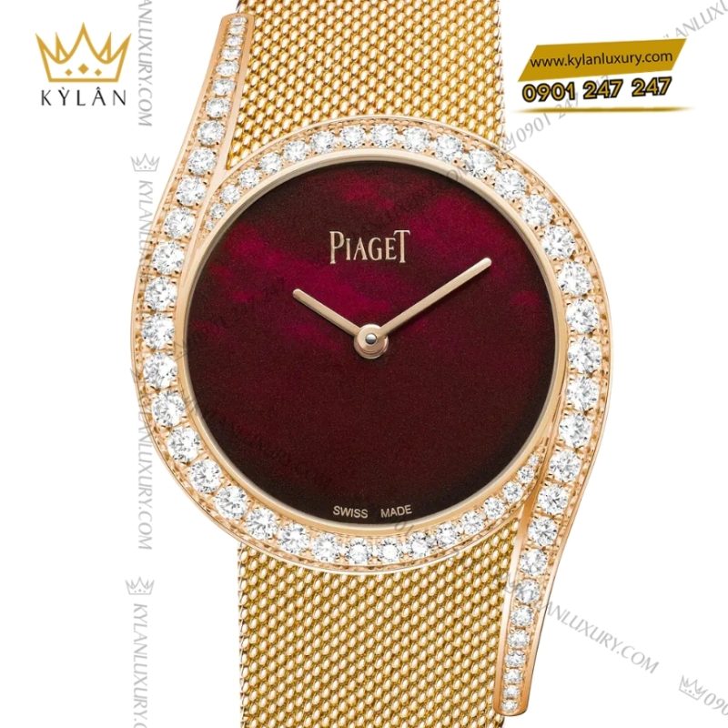 Đồng hồ Piaget Limelight Gala mặt xà cừ đỏ G0A50214
