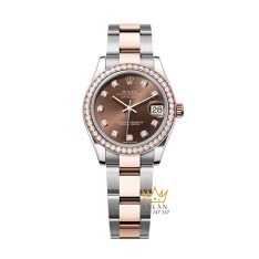 Đồng hồ Rolex Datejust 31 mặt chocolate kim cương 278381RBR-0027