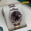 Đồng hồ Rolex Datejust 31 mặt chocolate kim cương 278381RBR-0027