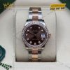 Đồng hồ Rolex Datejust 31 mặt chocolate kim cương 278381RBR-0027