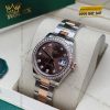 Đồng hồ Rolex Datejust 31 mặt chocolate kim cương 278381RBR-0027