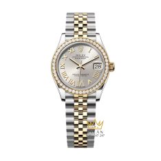Đồng hồ Rolex Datejust 31 mặt bạc cọc La Mã 278381RBR-0004