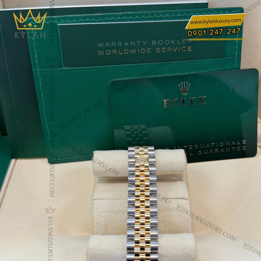 Kỳ Lân Luxury rolex datejust 31 278383rbr 0020 mat so bac 8 Đồng hồ Rolex Datejust 31 mặt số bạc 278383RBR-0020