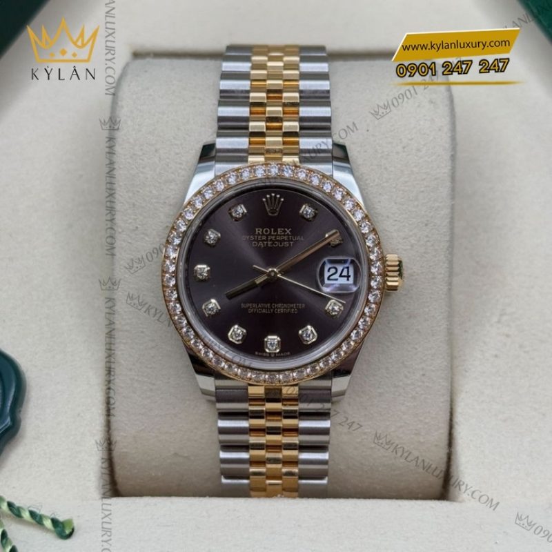 Rolex Datejust 31 mặt xám đậm 278283RBR-0022
