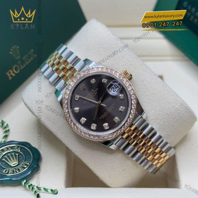Rolex Datejust 31 mặt xám đậm 278283RBR-0022