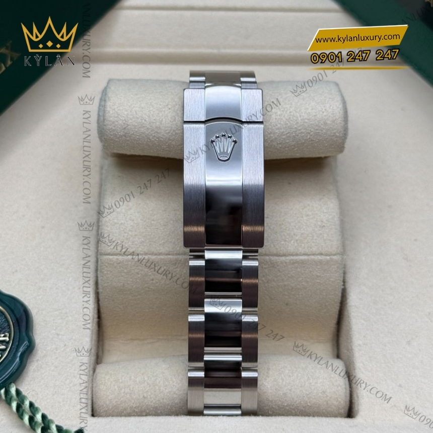 Kỳ Lân Luxury rolex datejust 31 278384rbr 0001 mat so den la ma 2 1 Đồng hồ Rolex Datejust 31 mặt số đen La Mã 278384RBR-0001