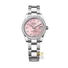 Đồng hồ Rolex Datejust 31 mặt hồng nạm kim cương 278384RBR-0035