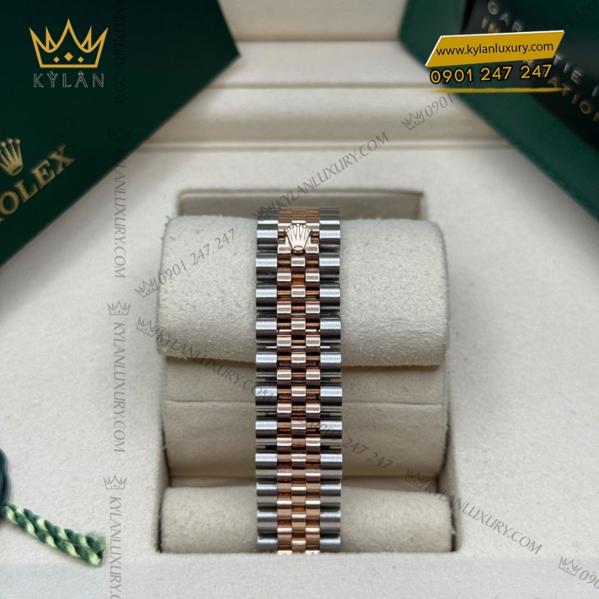 Kỳ Lân Luxury rolex datejust 31 chocolate 278381rbr 0006 3 Đồng hồ Rolex Datejust 31 mặt chocolate La Mã 278381RBR-0006