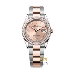 Đồng hồ Rolex Datejust 36 mặt số hồng vành kim 126281RBR-0016