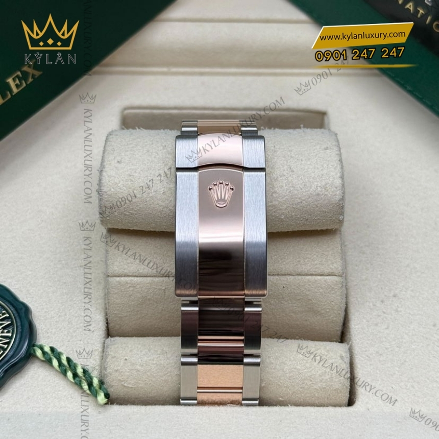 Kỳ Lân Luxury rolex datejust 36 126281rbr mat xa cu kim cuong 5 Đồng hồ Rolex Datejust 36 mặt xà cừ kim cương 126281RBR-0010