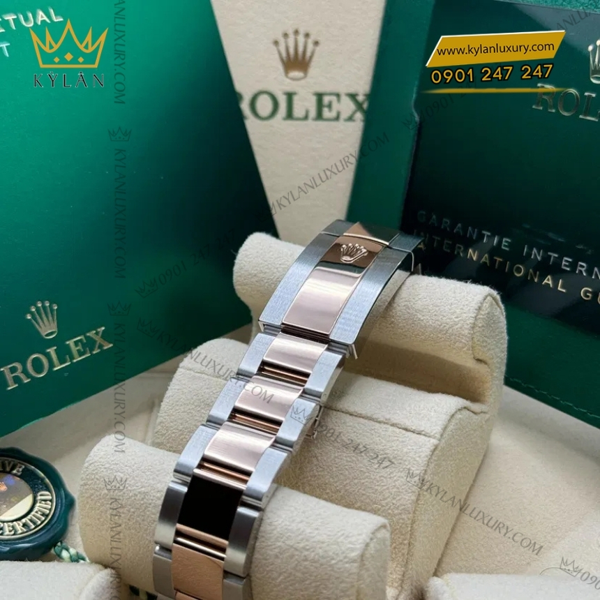 Kỳ Lân Luxury rolex datejust 36 m126281rbr 0032 chocolate vanh kim 4 Đồng hồ Rolex Datejust 36 chocolate vành kim 126281RBR-0032