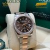 Đồng hồ Rolex Datejust 36 chocolate vành kim 126281RBR-0032