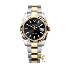 Đồng hồ Rolex Datejust 41 mặt đen cọc dạ quang 126333-0013