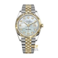 Đồng hồ Rolex Datejust 41 mặt khảm trai kim cương 126333