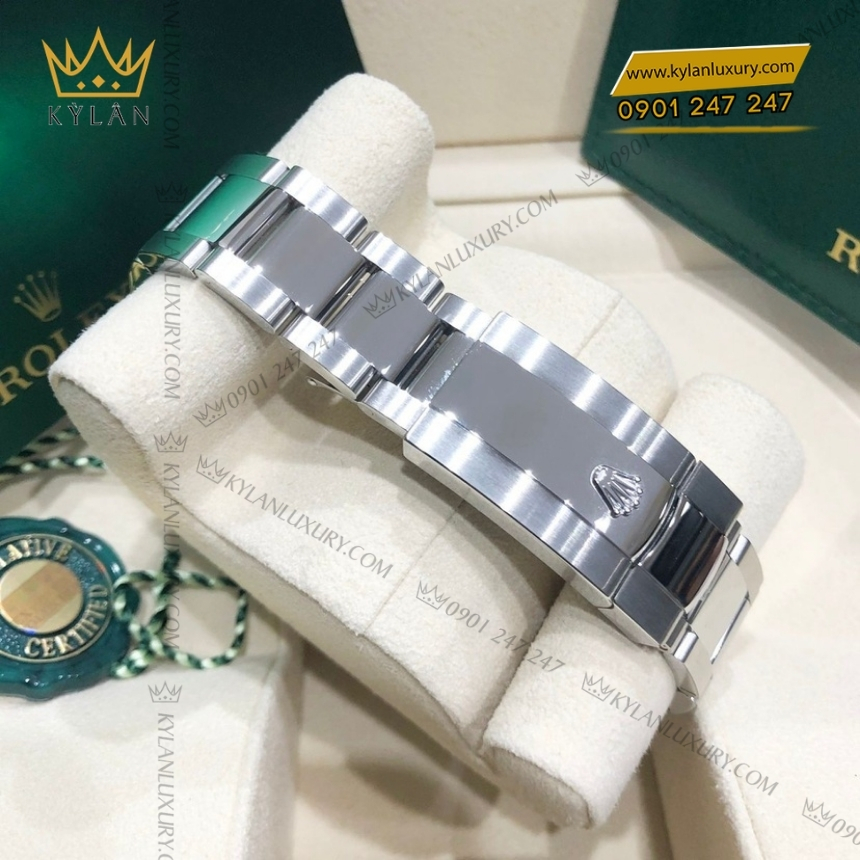 Kỳ Lân Luxury rolex datejust 41 126334 0005 mat xam kim cuong 4 Đồng hồ Rolex Datejust 41 mặt xám kim cương 126334-0005