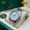 Đồng hồ Rolex Datejust 41 mặt trắng cọc dạ quang 126334-0009