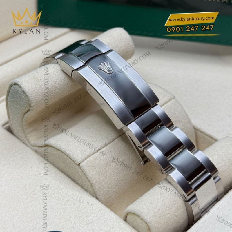 Đồng hồ Rolex Datejust 41 mặt đen cọc dạ quang 126334-0017