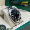 Đồng hồ Rolex Datejust 41 mặt đen cọc dạ quang 126334-0017