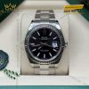 Đồng hồ Rolex Datejust 41 mặt đen cọc dạ quang 126334-0017