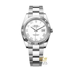 Đồng hồ Rolex Datejust 41 mặt trắng cọc La Mã 126334-0023