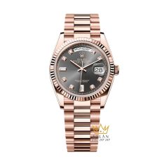 rolex-day-date-36-128235-0050-mat-xam-kim-cuong (1) Đồng hồ Rolex Day Date 36 mặt xám kim cương 128235-0050