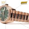 Đồng hồ Rolex Day Date 36 mặt Olive custom vành kim tròn