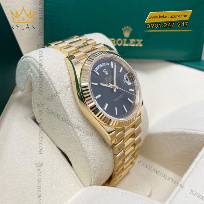 Đồng hồ Rolex Day Date 40 mặt số đen 228238-0067