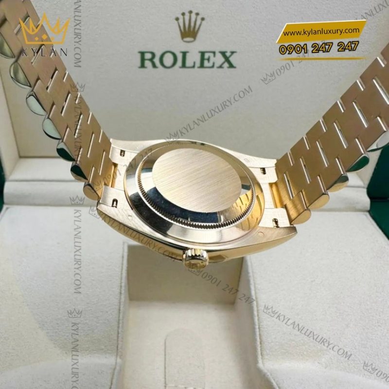 Đồng hồ Rolex Day Date 40 mặt số đen 228238-0067