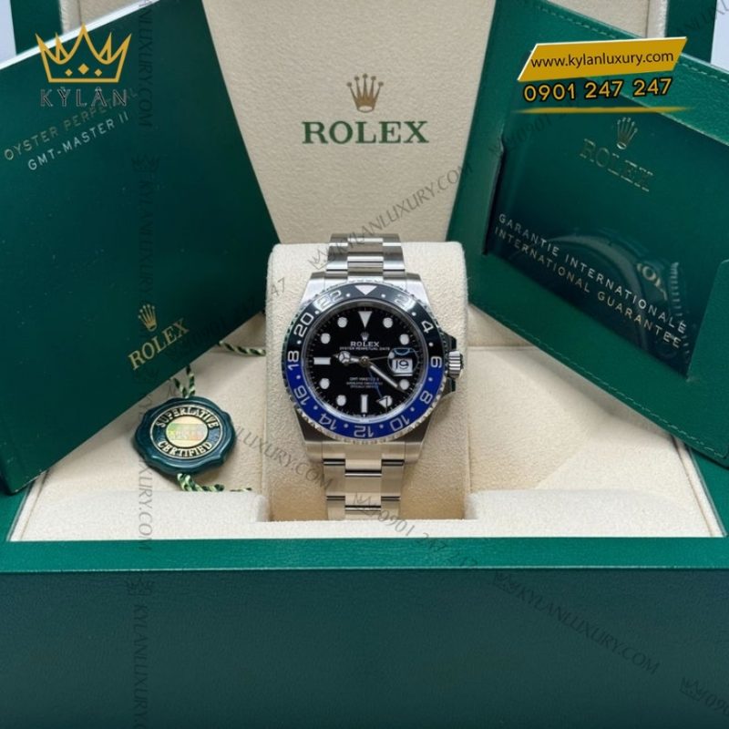 Đồng hồ Rolex GMT Master II Batman 126710BLNR-0003