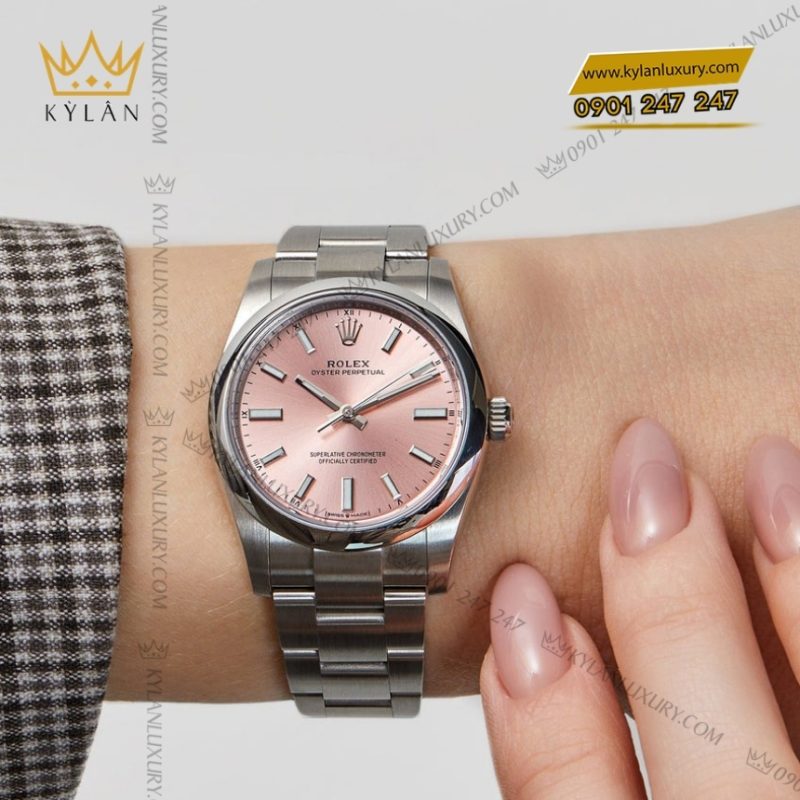 Đồng hồ Rolex Oyster Perpetual 31 mặt Candy Pink 277200-0009