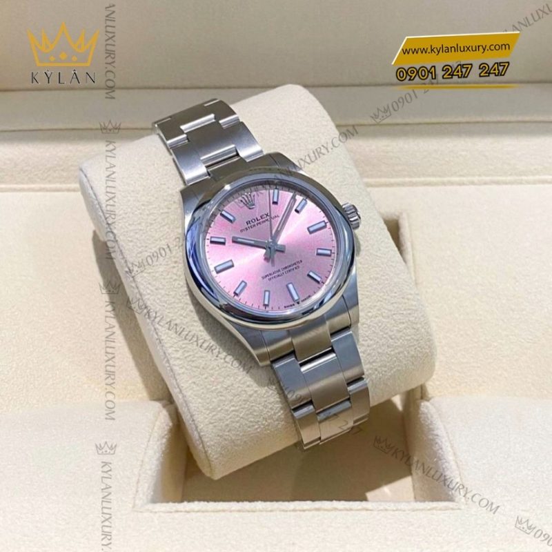 Đồng hồ Rolex Oyster Perpetual 31 mặt Candy Pink 277200-0009