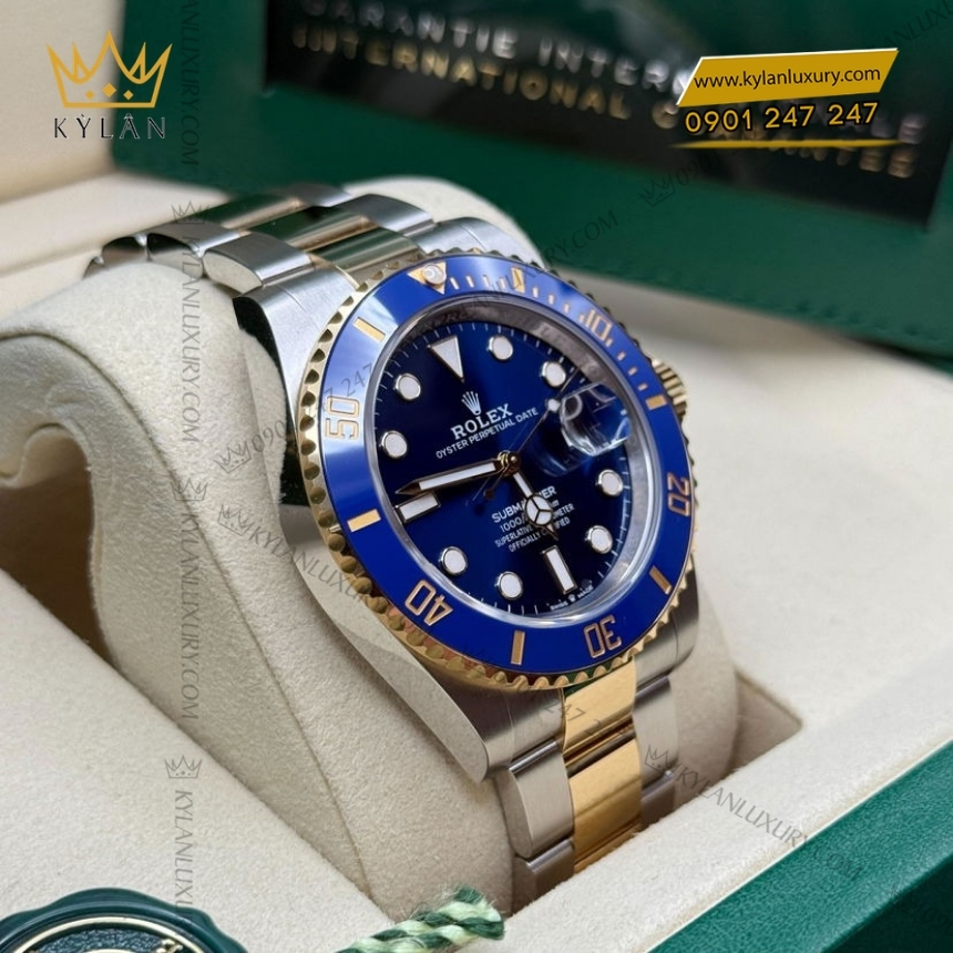 Kỳ Lân Luxury rolex submariner date 126613lb 0002 mat so xanh 3 Đồng hồ Rolex Submariner Date mặt số xanh 126613LB-0002