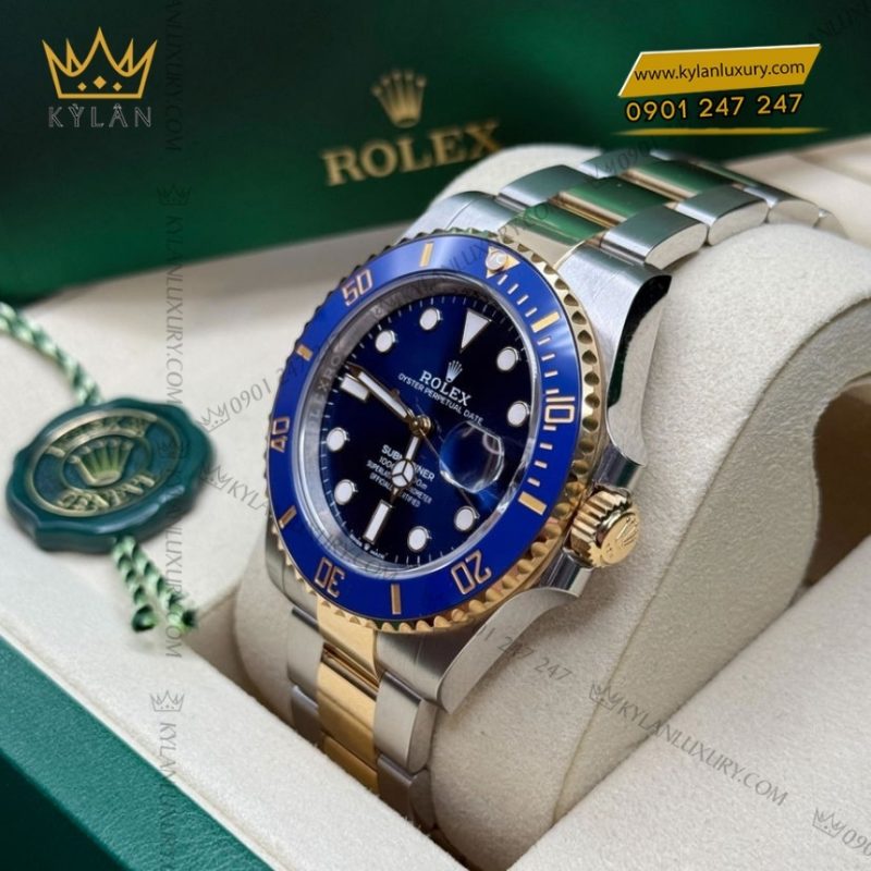 Đồng hồ Rolex Submariner Date mặt số xanh 126613LB-0002